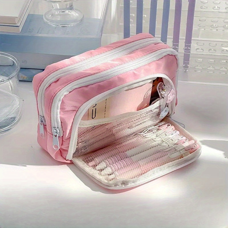 Trousse à crayons esthétique g - Aesthetic Large Pencil Case Pouch avis et prix