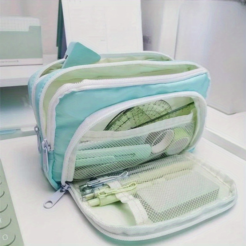 Trousse à crayons esthétique g - Aesthetic Large Pencil Case Pouch avis et prix