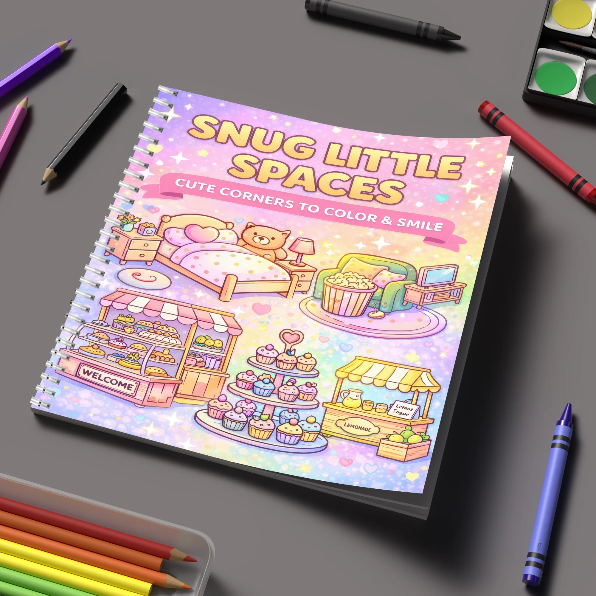 Livre de coloriage Little Spac - School Supplies avis et prix