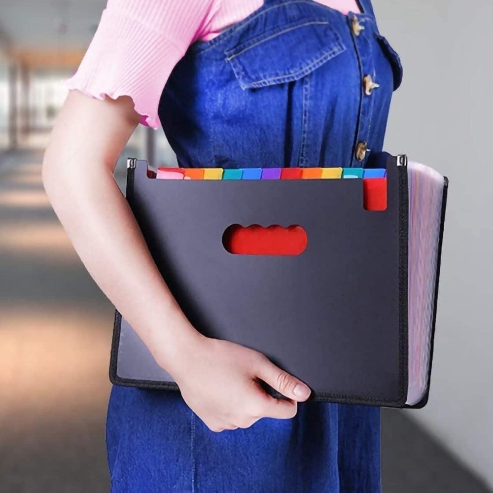 Boîte de classement extensible - Expandable Accordion File Folder 13 Pockets avis et prix