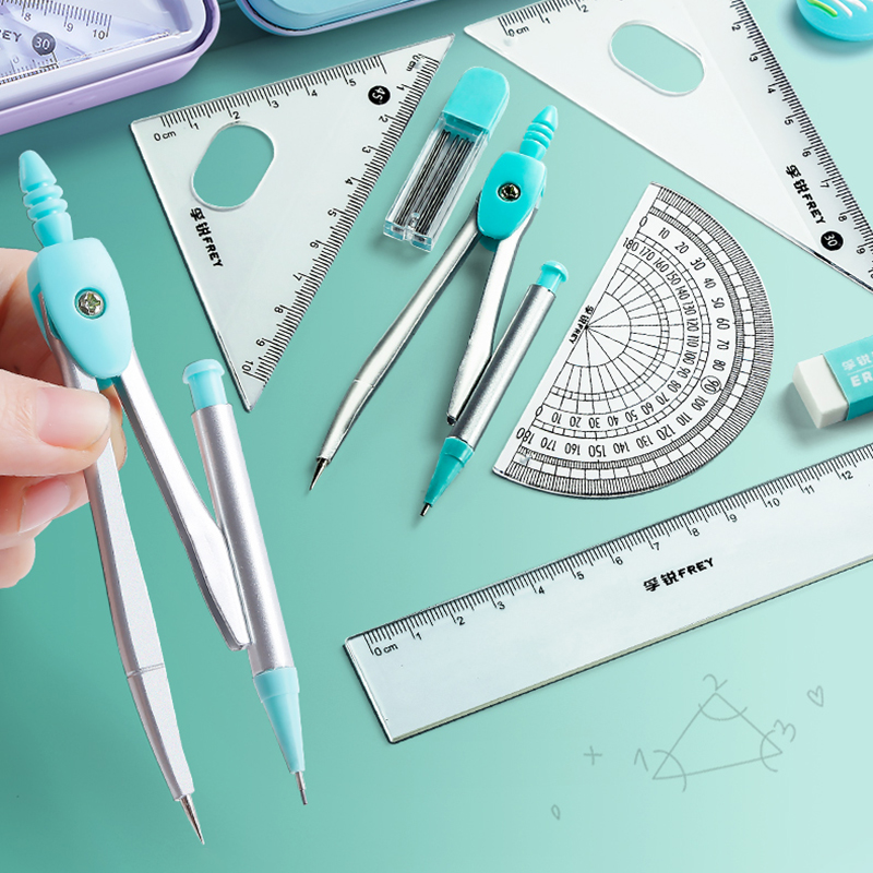 Ensemble de boussole en acier  - Math Geometry Set With Compass avis et prix