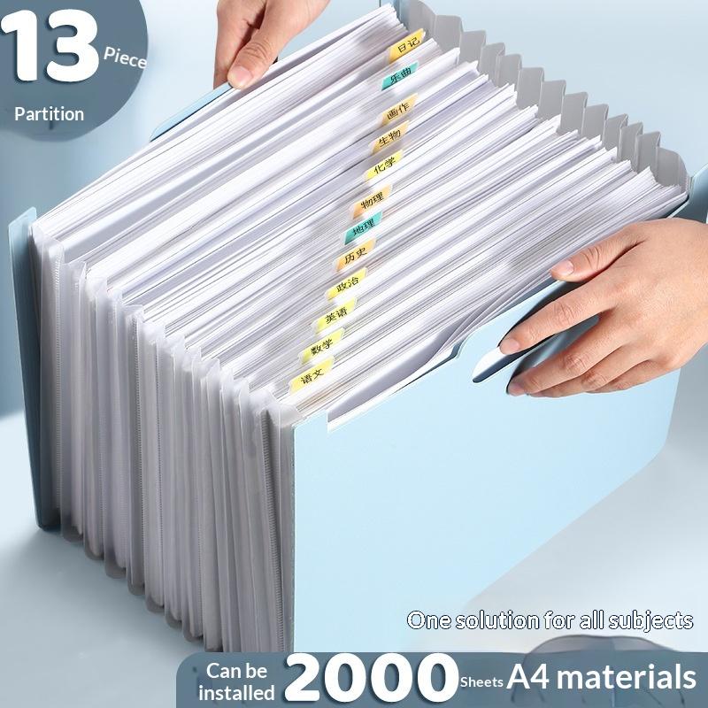 Dossier de classement extensib - Expandable Accordion File Folder 13 Pockets avis et prix
