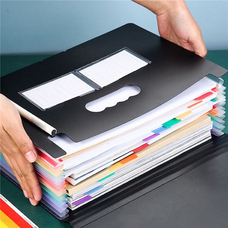 Dossier de classement extensib - Expandable Accordion File Folder 13 Pockets avis et prix