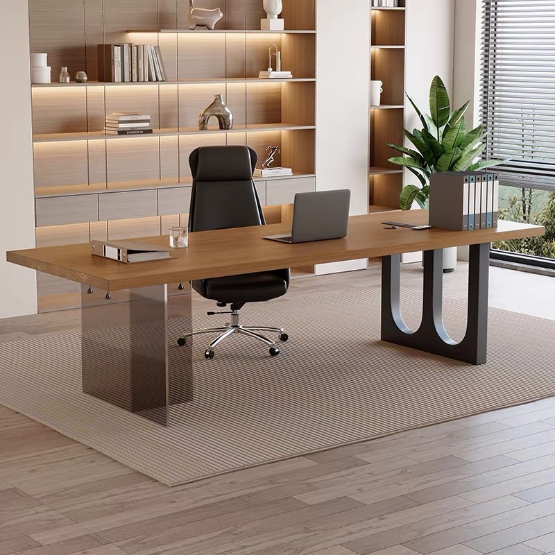 Bureau flottant en bois et acr - Office Furniture avis et prix