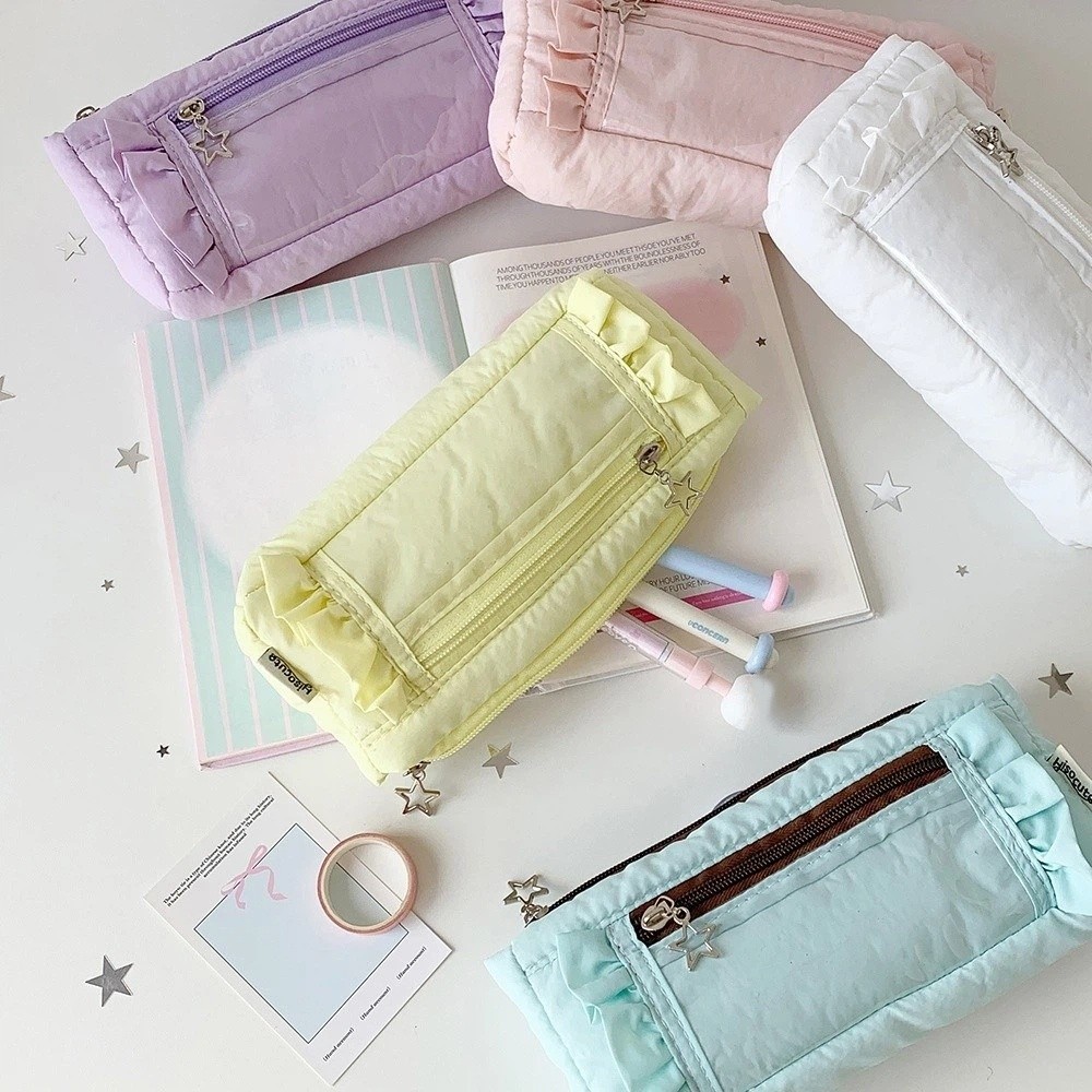 Trousse à crayons coréenne à v - Aesthetic Large Pencil Case Pouch avis et prix