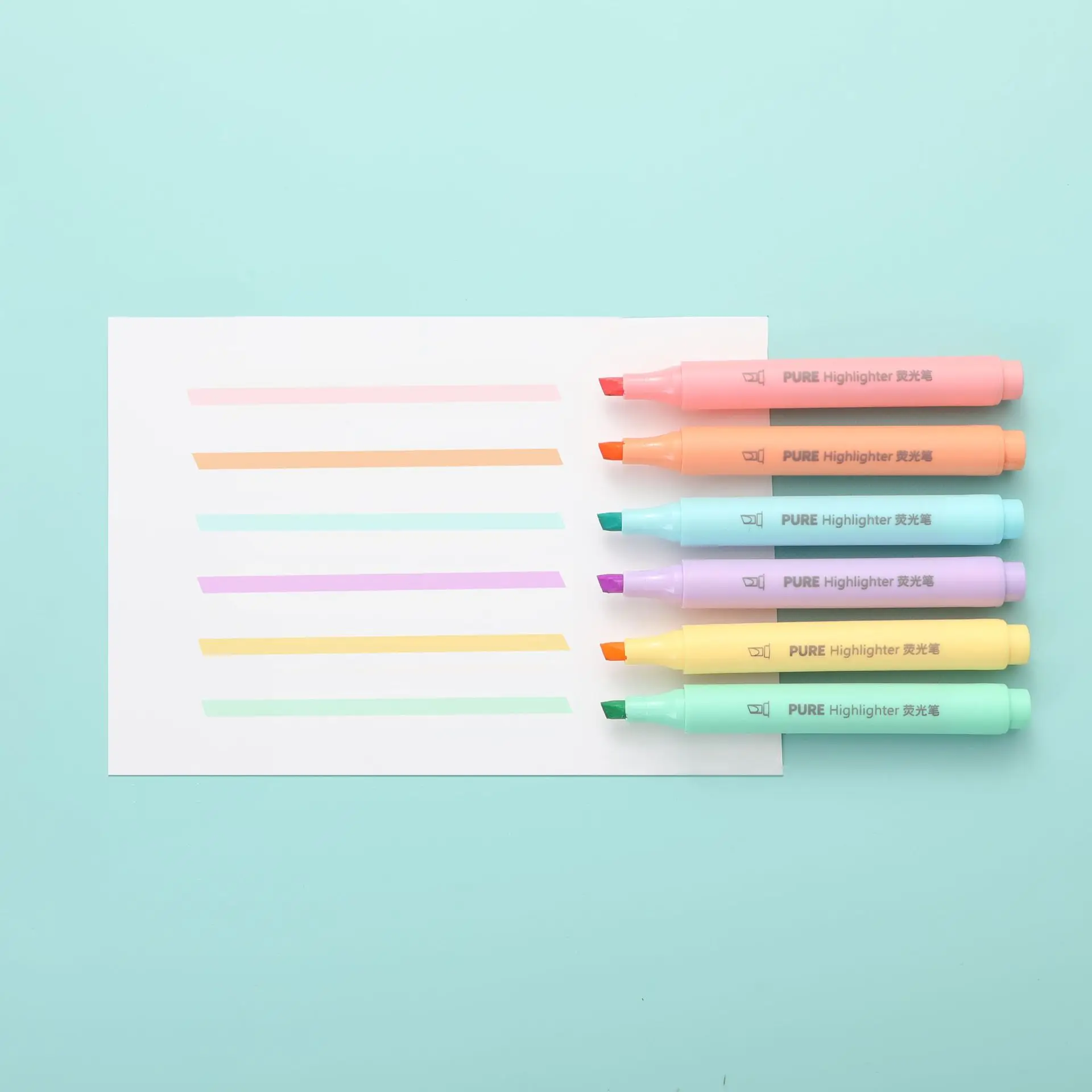Stylos surligneurs Macaron de  - Pastel Highlighter Set Double Ended avis et prix