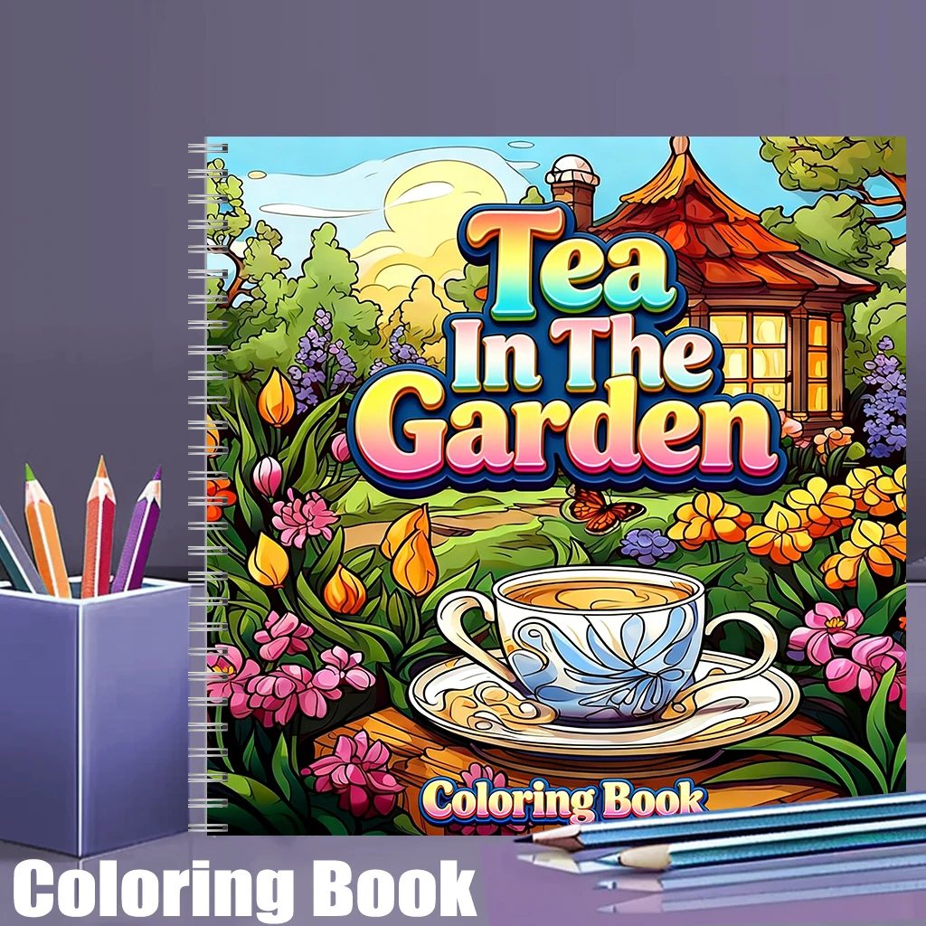 Livre de coloriage Tea In The  - School Supplies avis et prix
